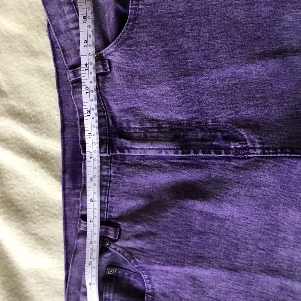 Diane Gilman stretch Jean in purple haze color